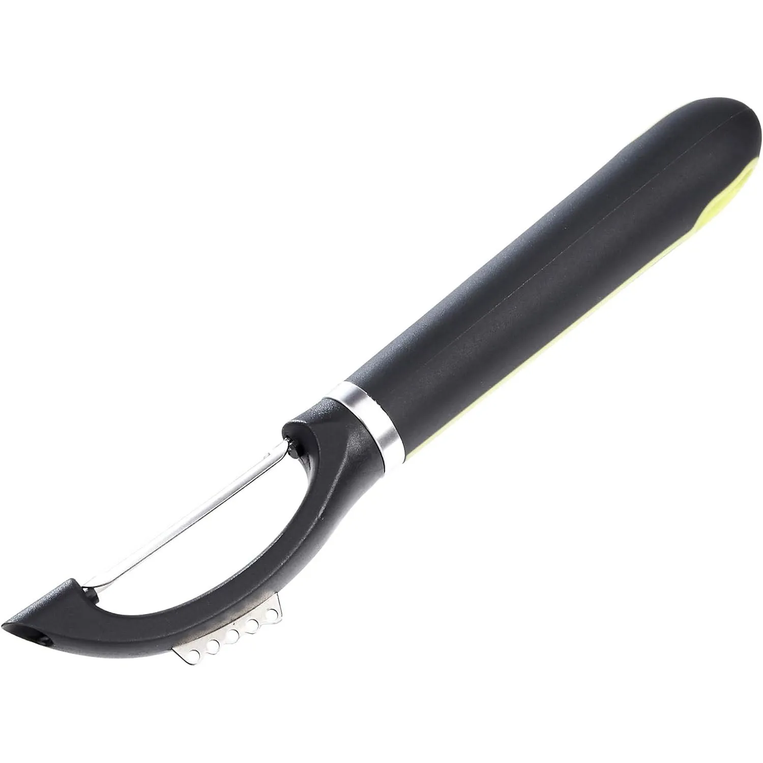 2-Piece Peeler Set, Soft Grip Handle, Grey and Green
