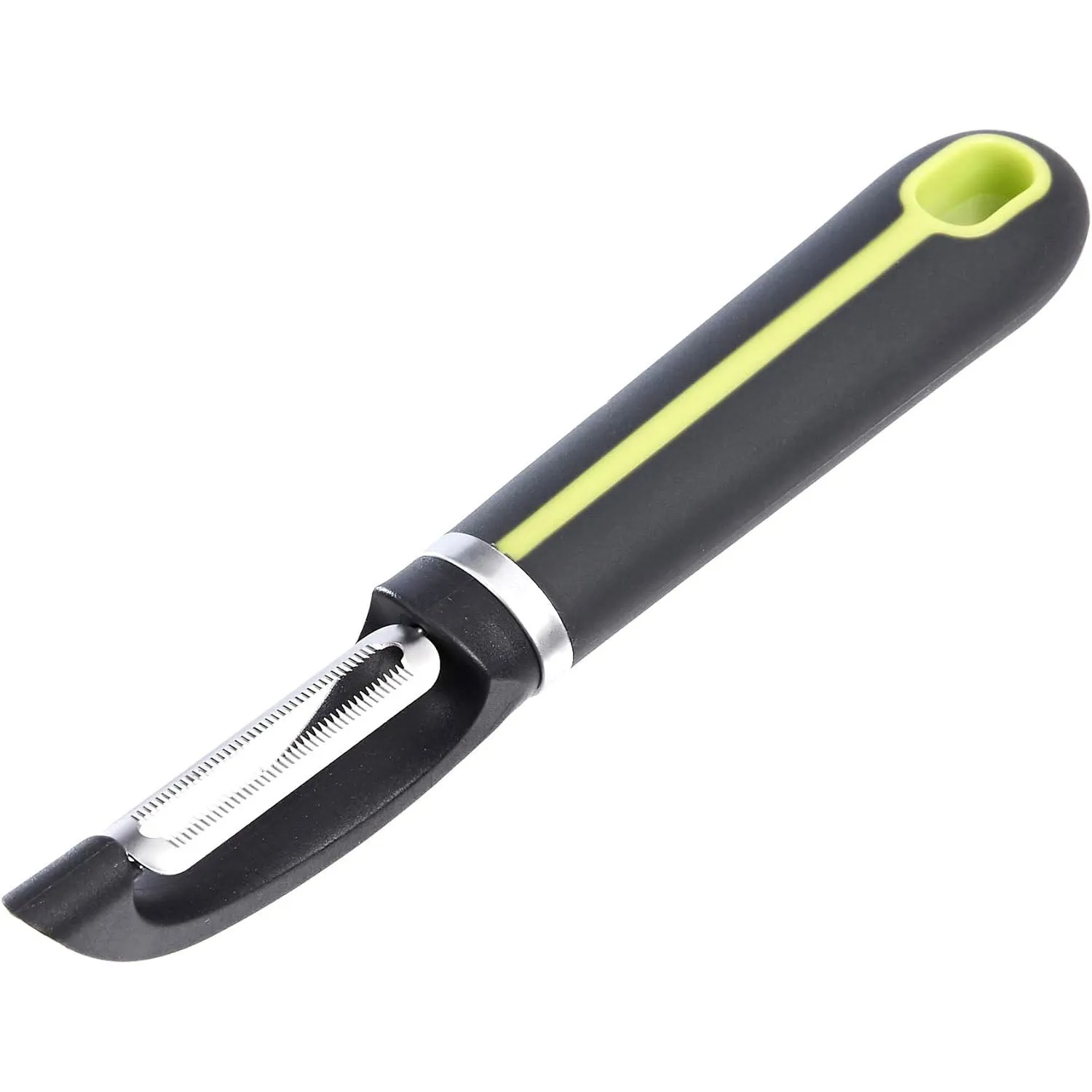 2-Piece Peeler Set, Soft Grip Handle, Grey and Green