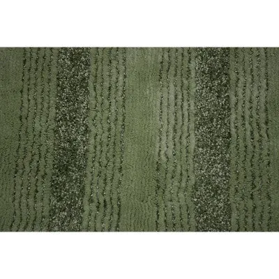 24"x40" Essence Nylon Washable Bath Rug Deep Fern - Garland