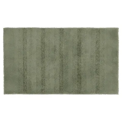 24"x40" Essence Nylon Washable Bath Rug Deep Fern - Garland