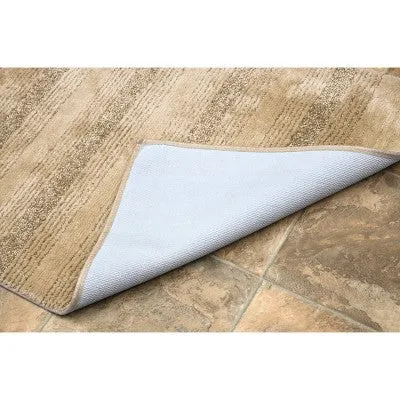 30"x50" Essence Nylon Washable Bath Rug Linen - Garland