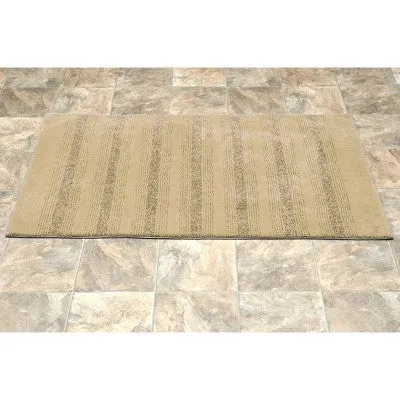30"x50" Essence Nylon Washable Bath Rug Linen - Garland