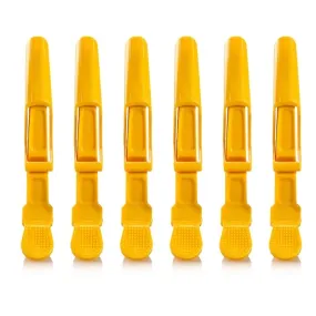 6 Pieces Plastic Hair Clip Hairdressing Clamps