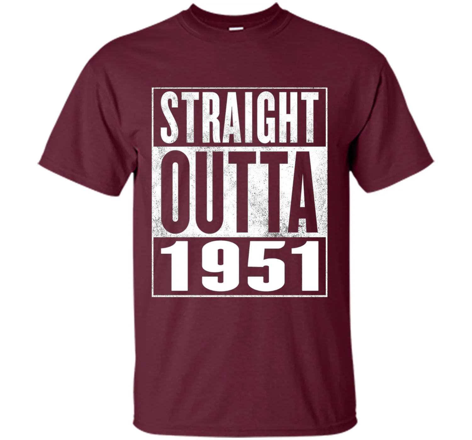 65th Birthday Gift T-Shirt - STRAIGHT OUTTA 1951 Shirt