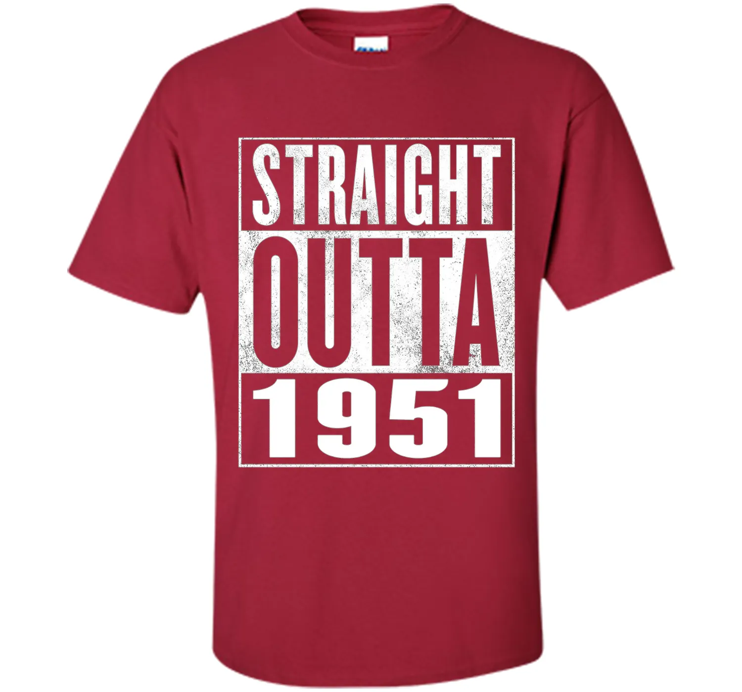 65th Birthday Gift T-Shirt - STRAIGHT OUTTA 1951 Shirt