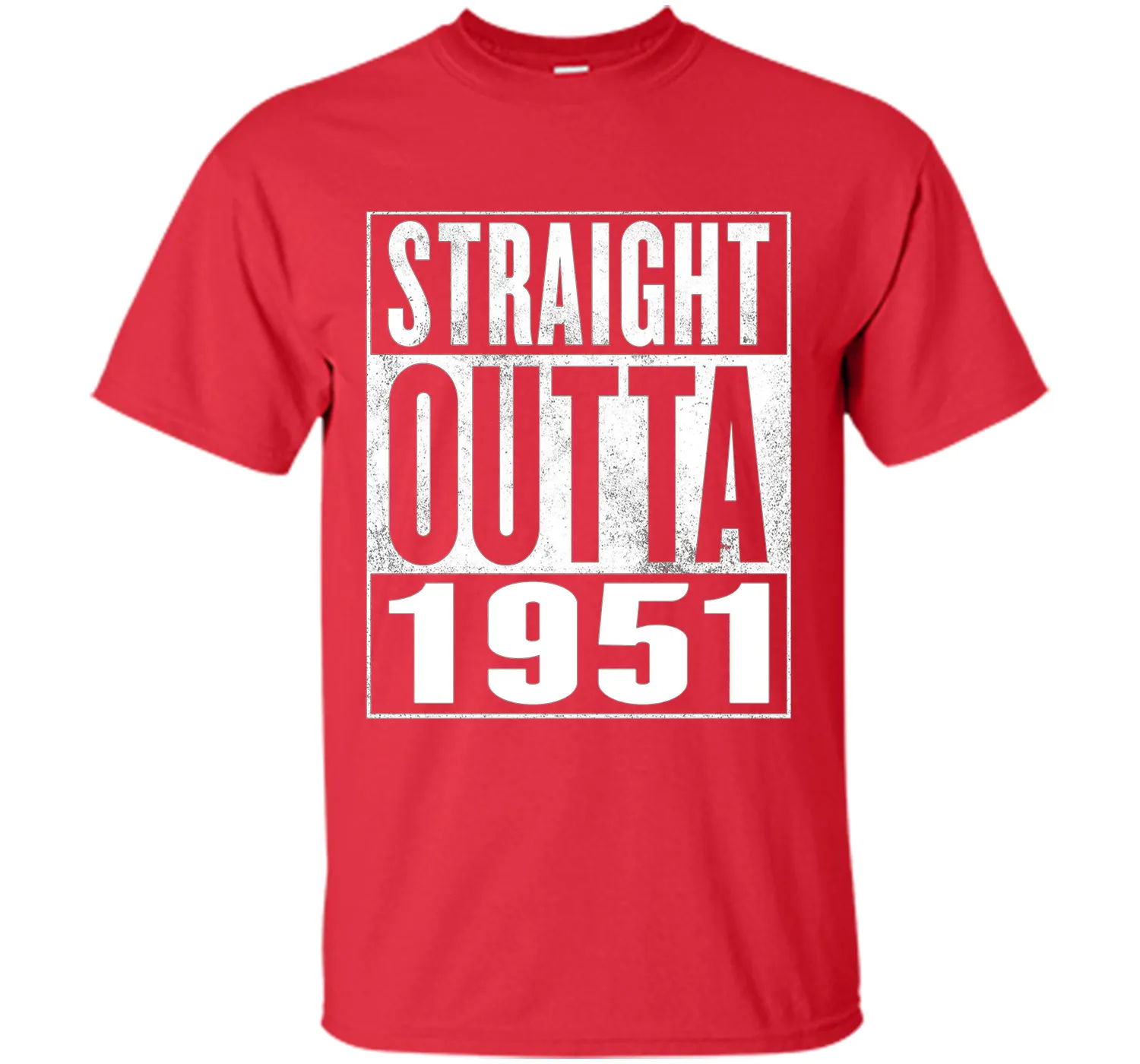 65th Birthday Gift T-Shirt - STRAIGHT OUTTA 1951 Shirt