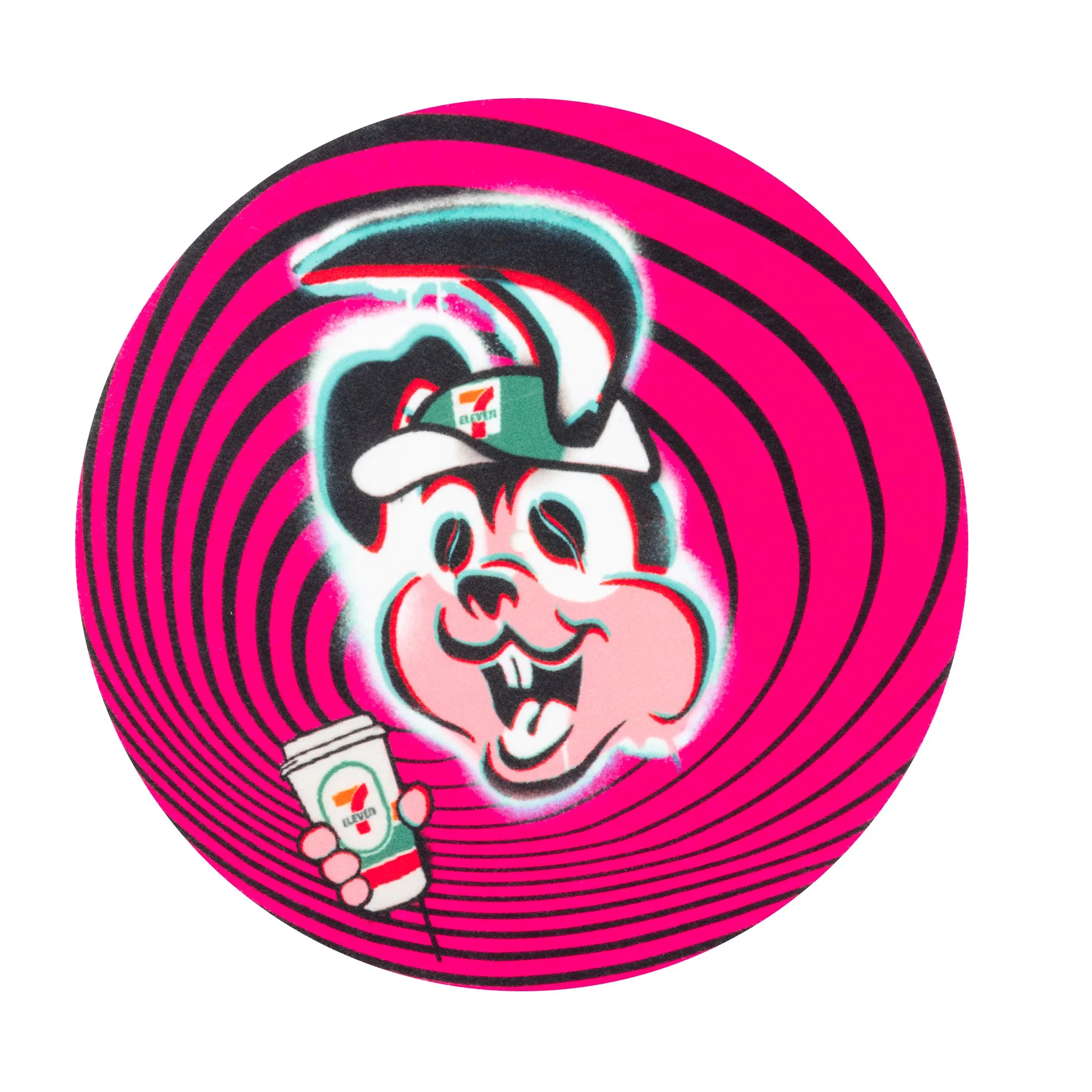 7-Eleven® x Punk Bunny™ Felt Record Slipmat