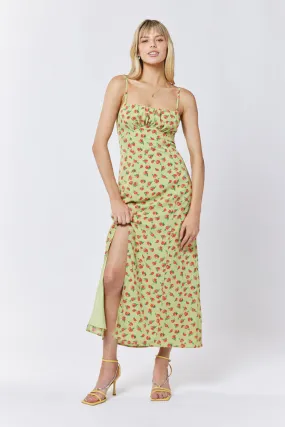Aisha Floral Split  Dress