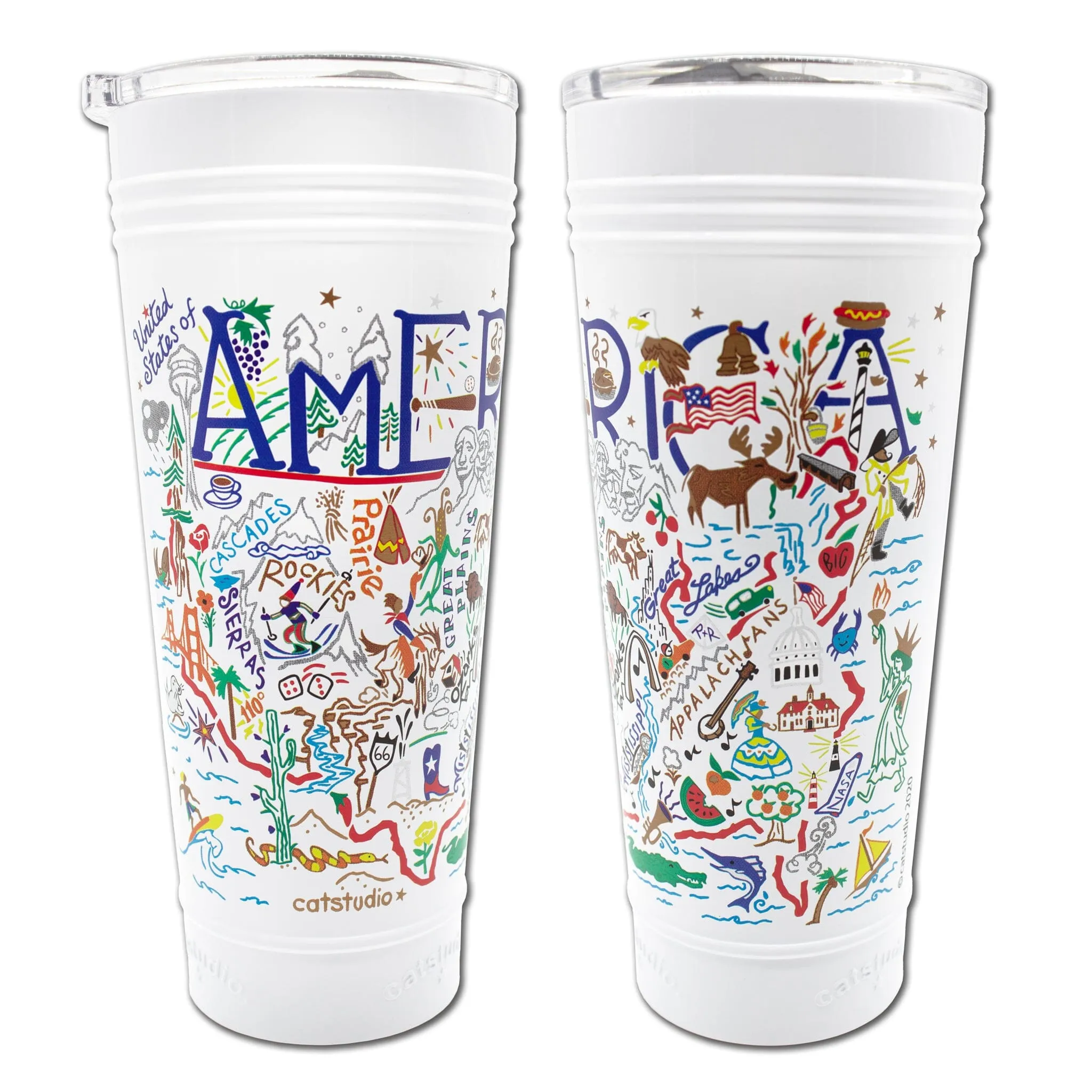 America Thermal Tumbler in White - Limited Edition!