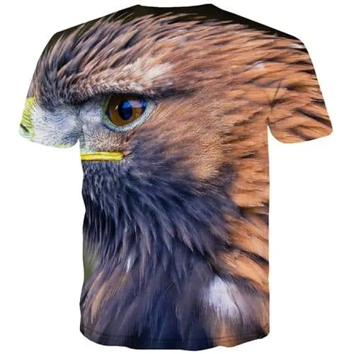 Animal T shirts Men Feather T-shirts 3d Leisure Tshirt Anime Funny Tshirts Novelty Short Sleeve Hip hop Men/women Tee Slim Sport