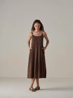 Auburn Check Slip Dress