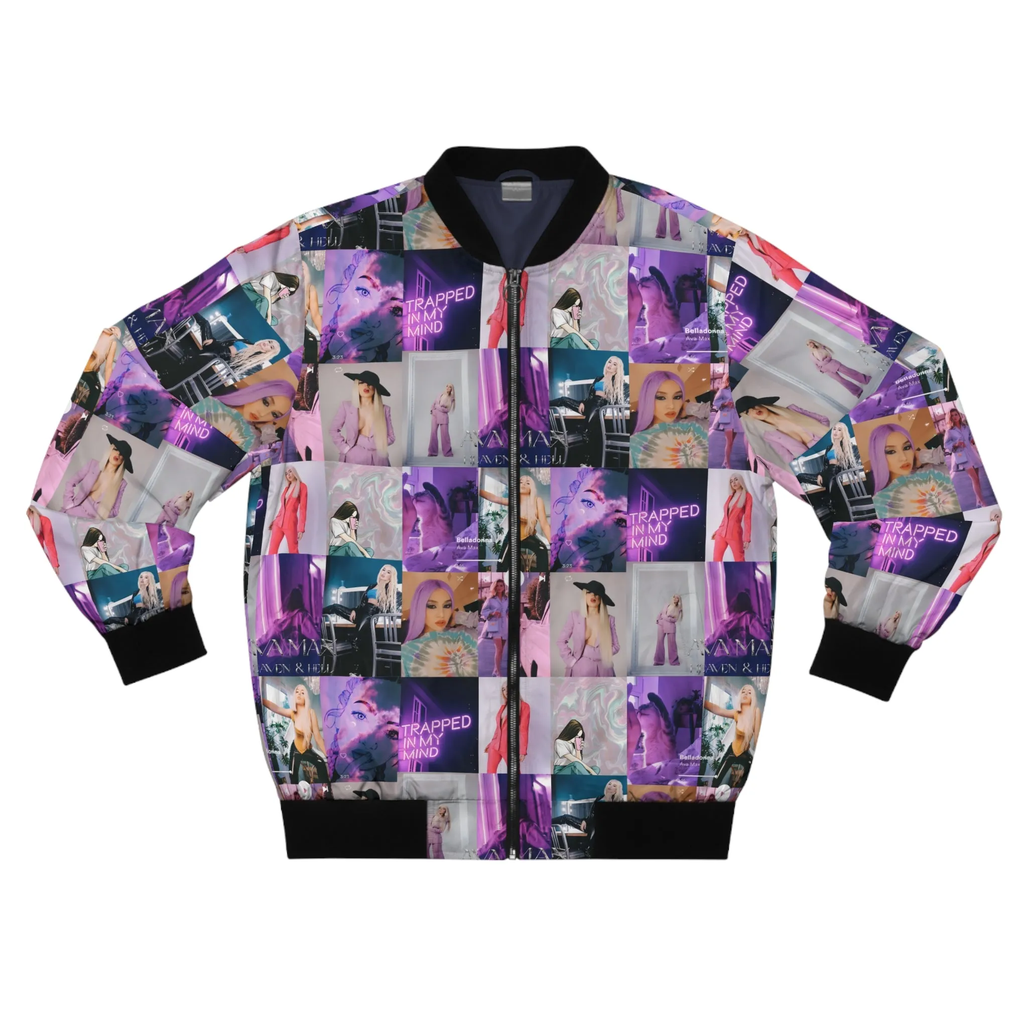 Ava Max Belladonna Photo Collage Men's Bomber Jacket