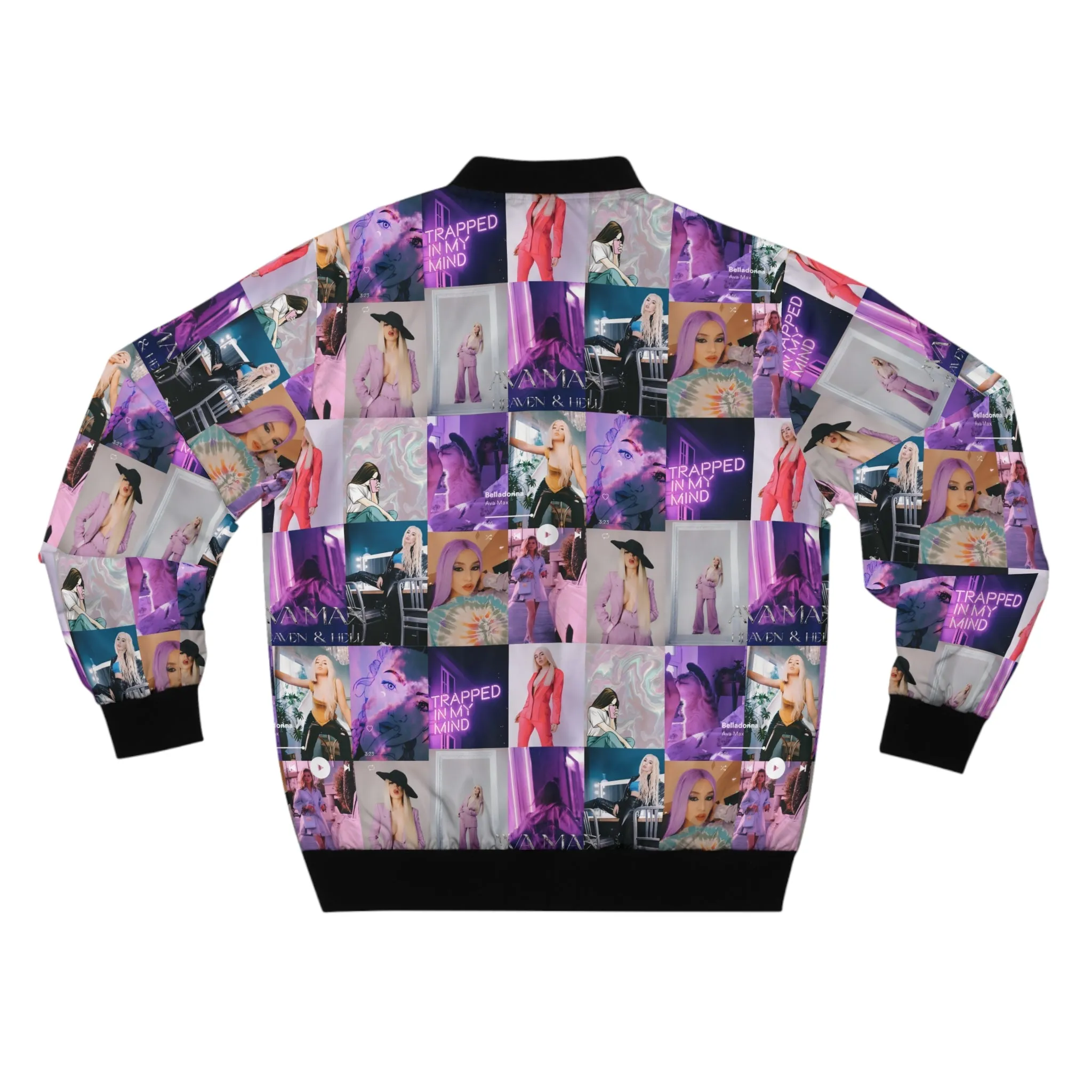 Ava Max Belladonna Photo Collage Men's Bomber Jacket