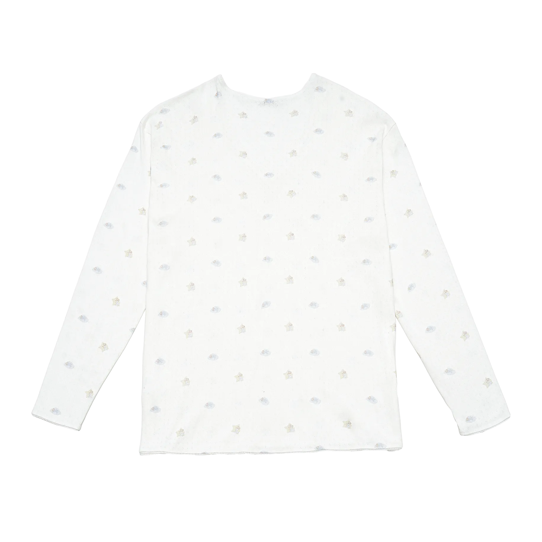 Bear Intarsia Knit T-Shirt