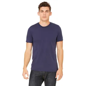 Bella   Canvas Unisex Navy Made in the USA Jersey Short-Sleeve T-Shirt