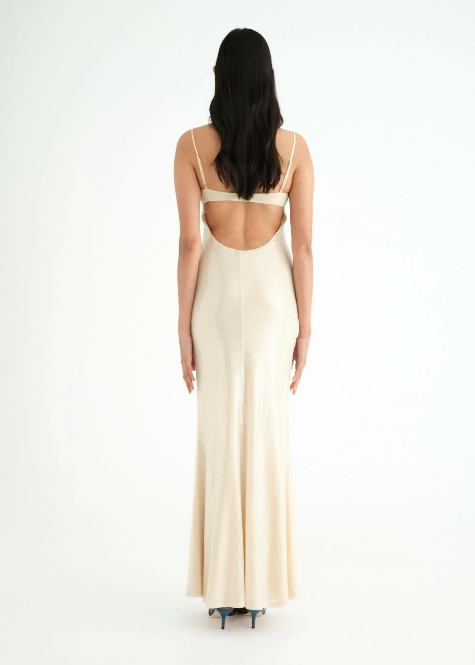 Benni Juliano Sequin Slip - Light Toffee