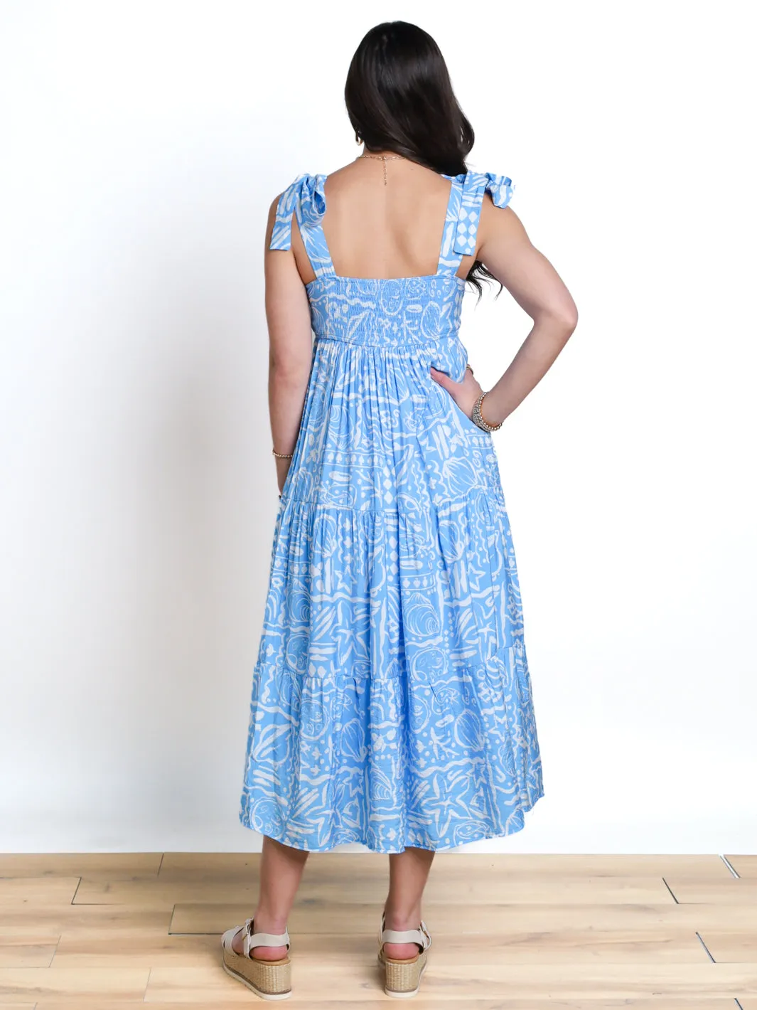Best Of Me Tie Strap Midi Dress