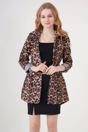 BGD Women Elasticated Waist Trenchcoat - Black - Altrincham