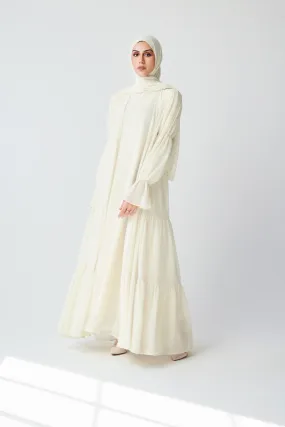 Bohemian Abaya Set - Ivory
