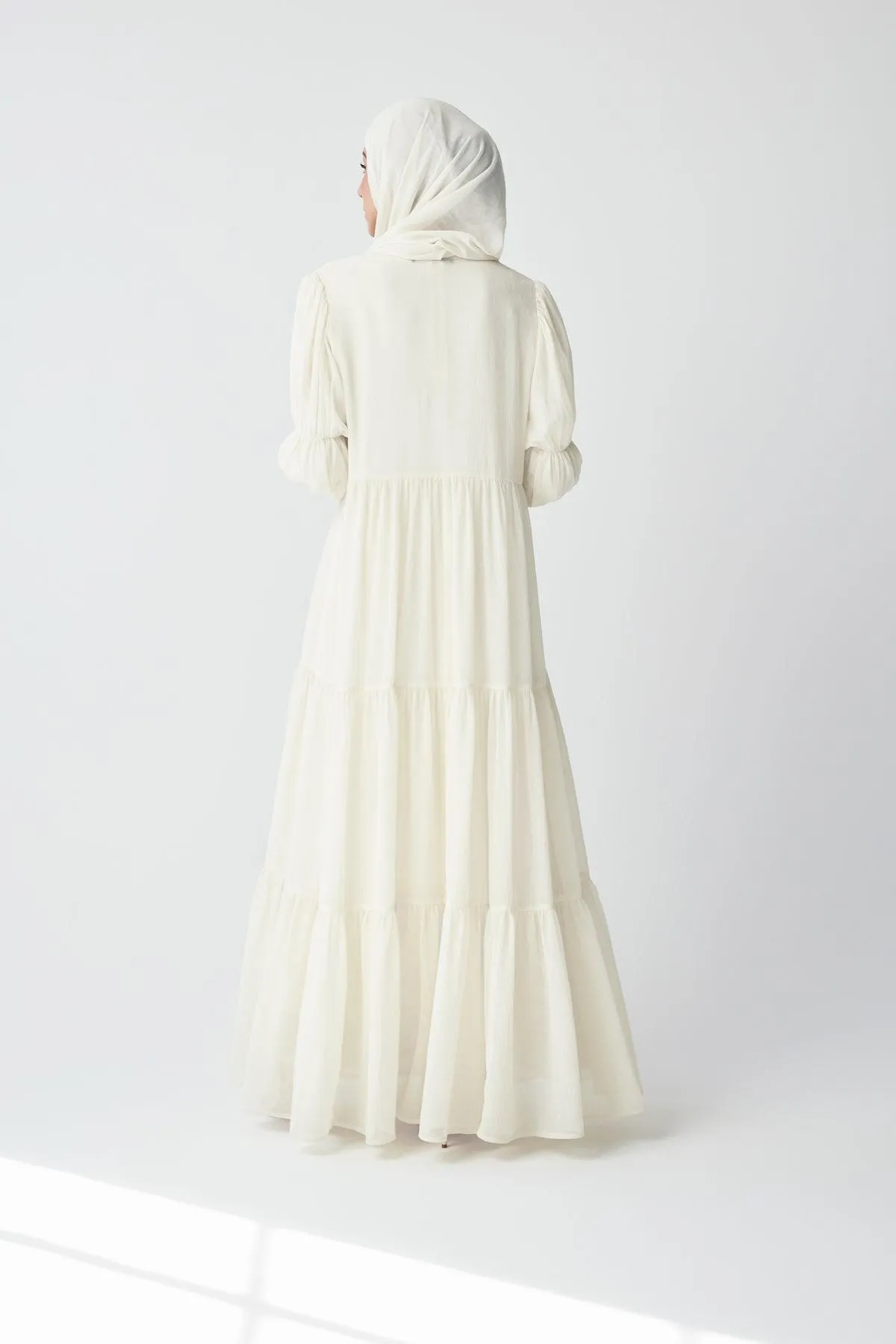 Bohemian Abaya Set - Ivory