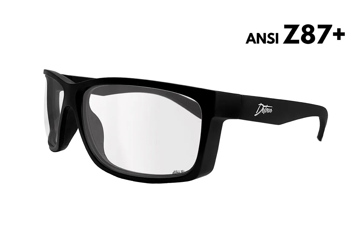 Breach - Matte Black - Clear ANSI Z87 