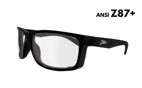 Breach - Matte Black - Clear ANSI Z87 