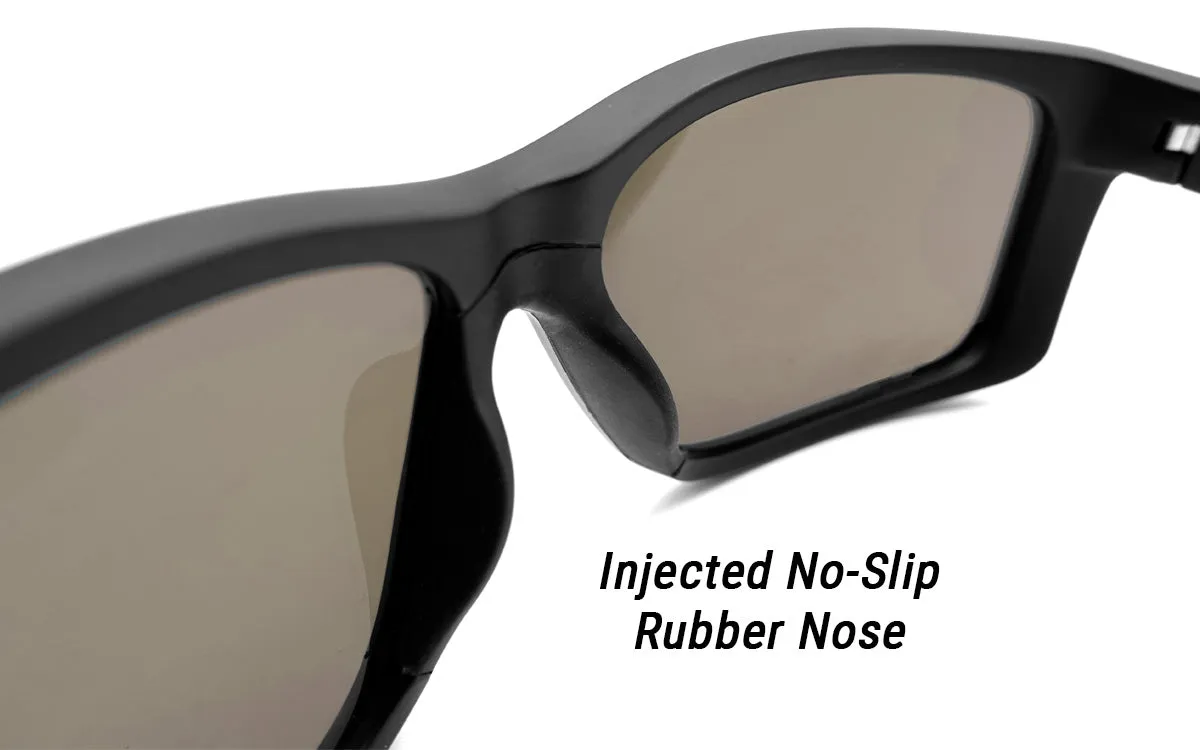Breach - Matte Black - Jet Black Polarized ANSI Z87 