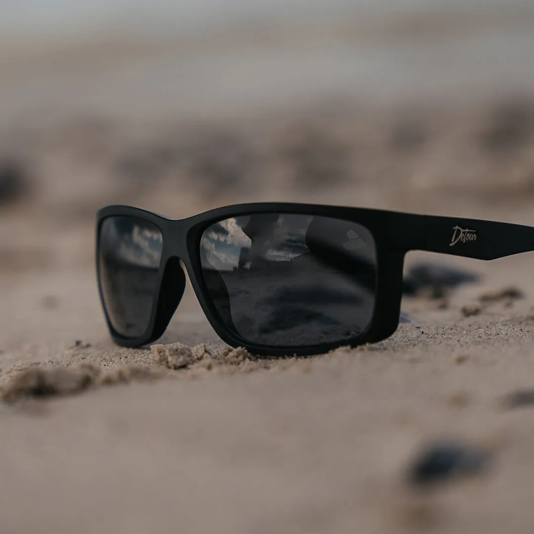 Breach - Matte Black - Jet Black Polarized ANSI Z87 