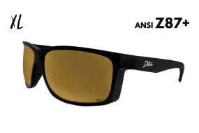 Breach XL - Matte Black - 24k Gold Polarized ANSI Z87 