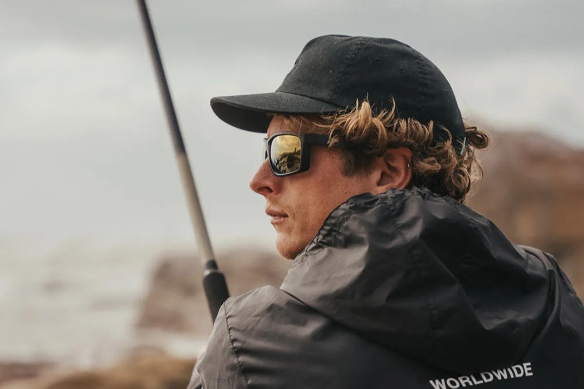 Breach XL - Matte Black - 24k Gold Polarized ANSI Z87 