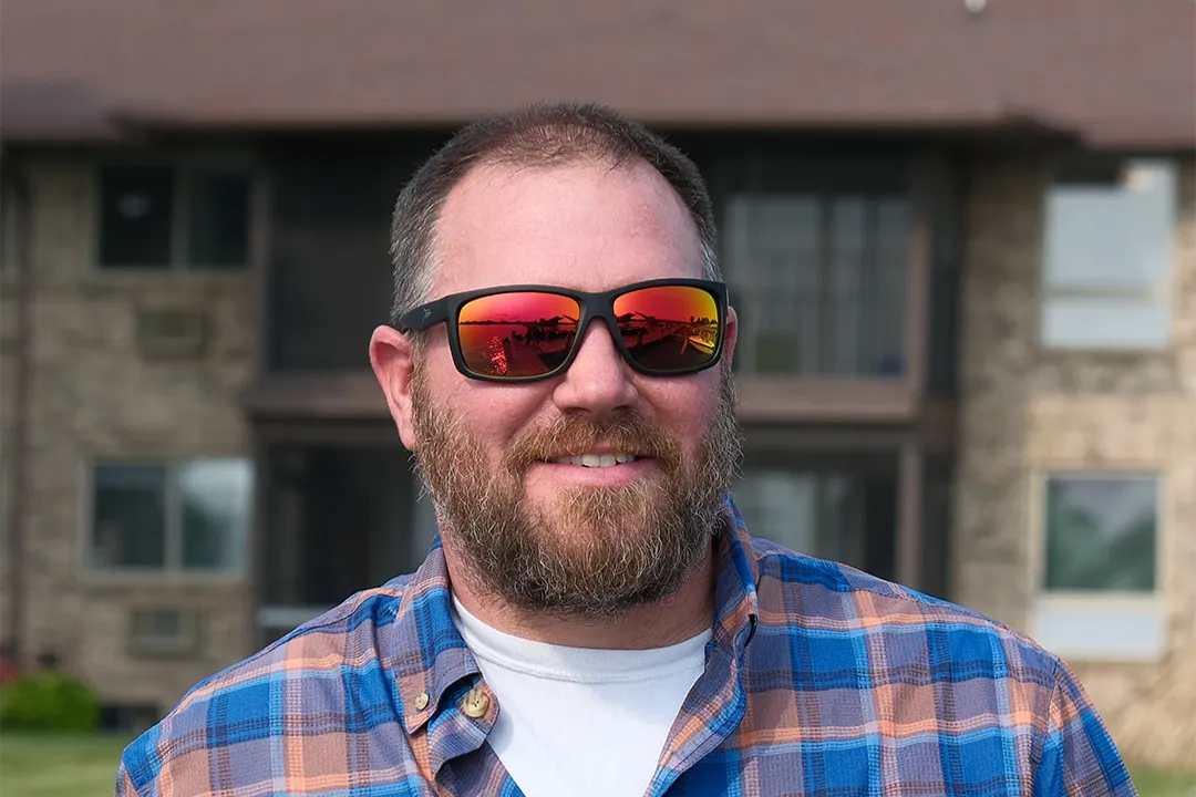 Breach XL - Matte Black - Red Sunset Polarized ANSI Z87 