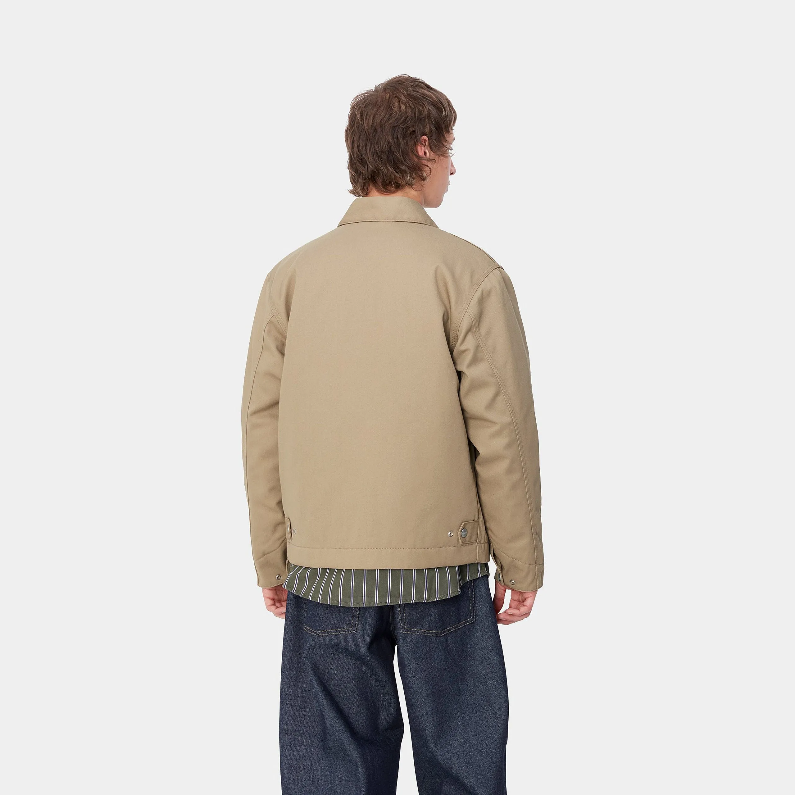 Carhartt WIP Mens Module Script Jacket - Leather / Black