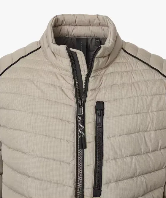 Casa Moda Quilted Casual Jacket - White Beige