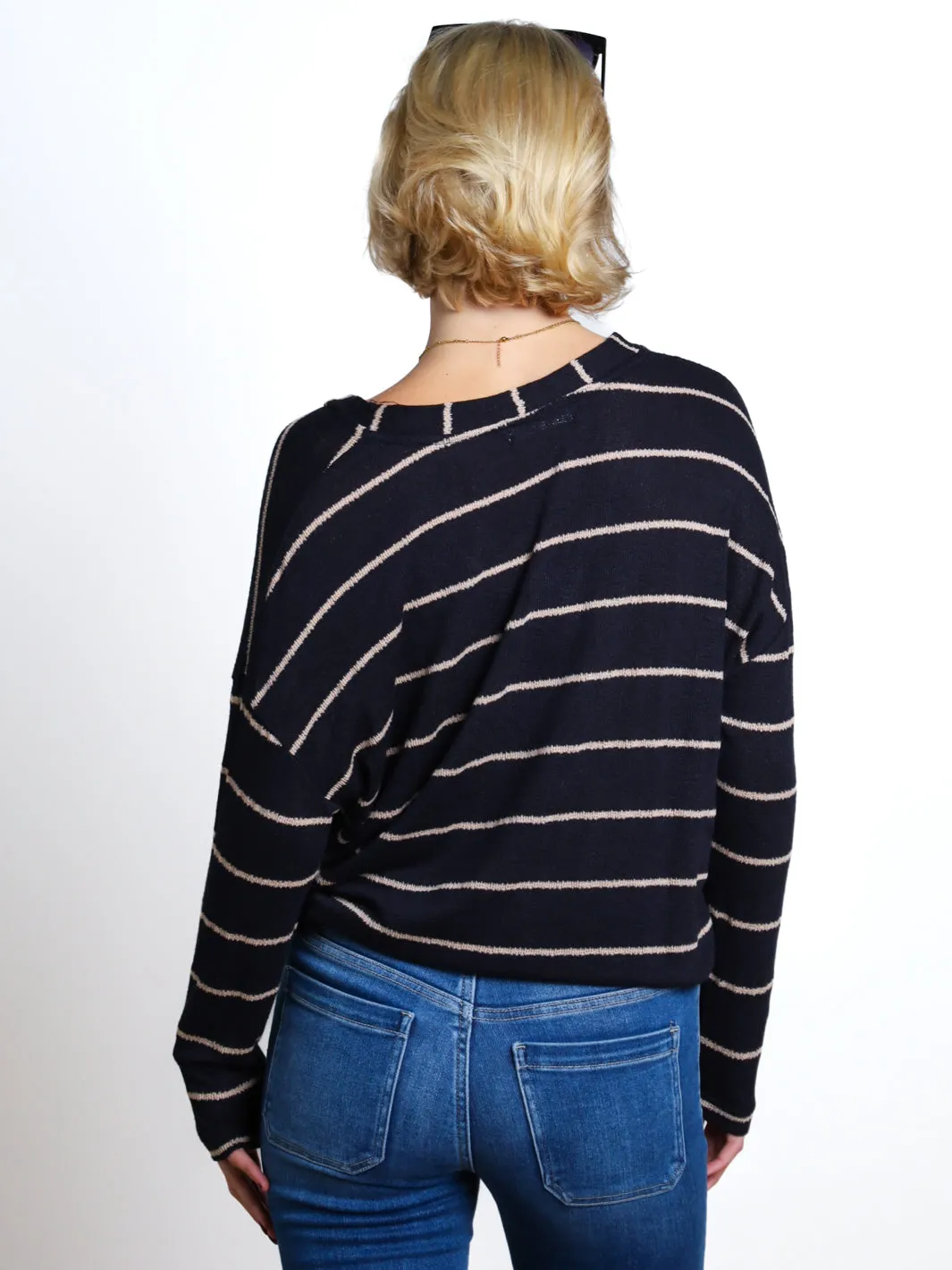 Clear My Schedule Striped Knit Top