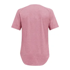 Dark Red Heather Performance Athletic T-Shirt