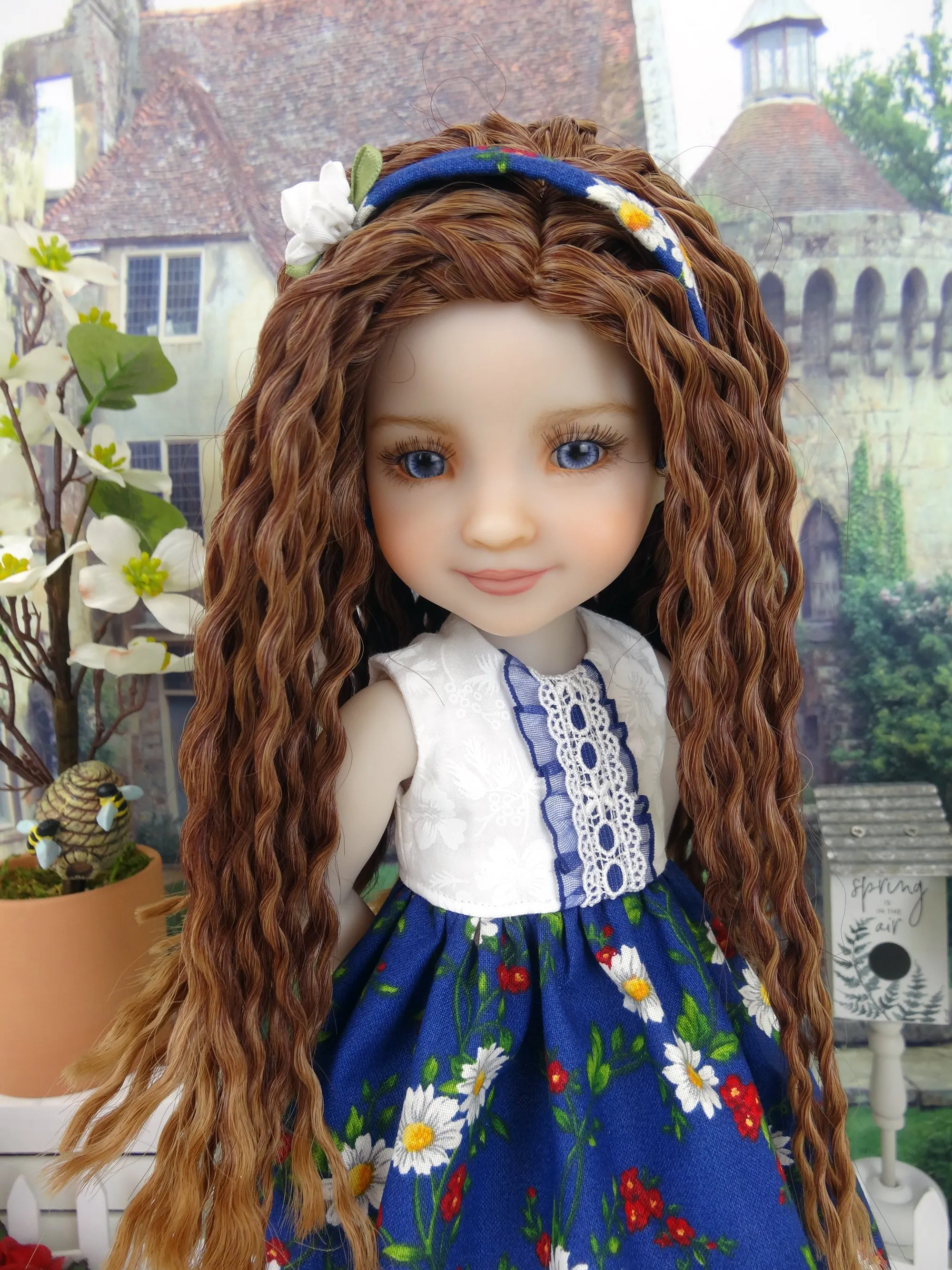 Darling Daisy - dress and sweater with shoes for Ruby Red Fashion Friends doll