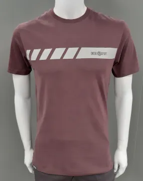 Diesel Warren T-Shirt - Burgundy