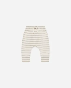DRAWSTRING PANT || GREY STRIPE