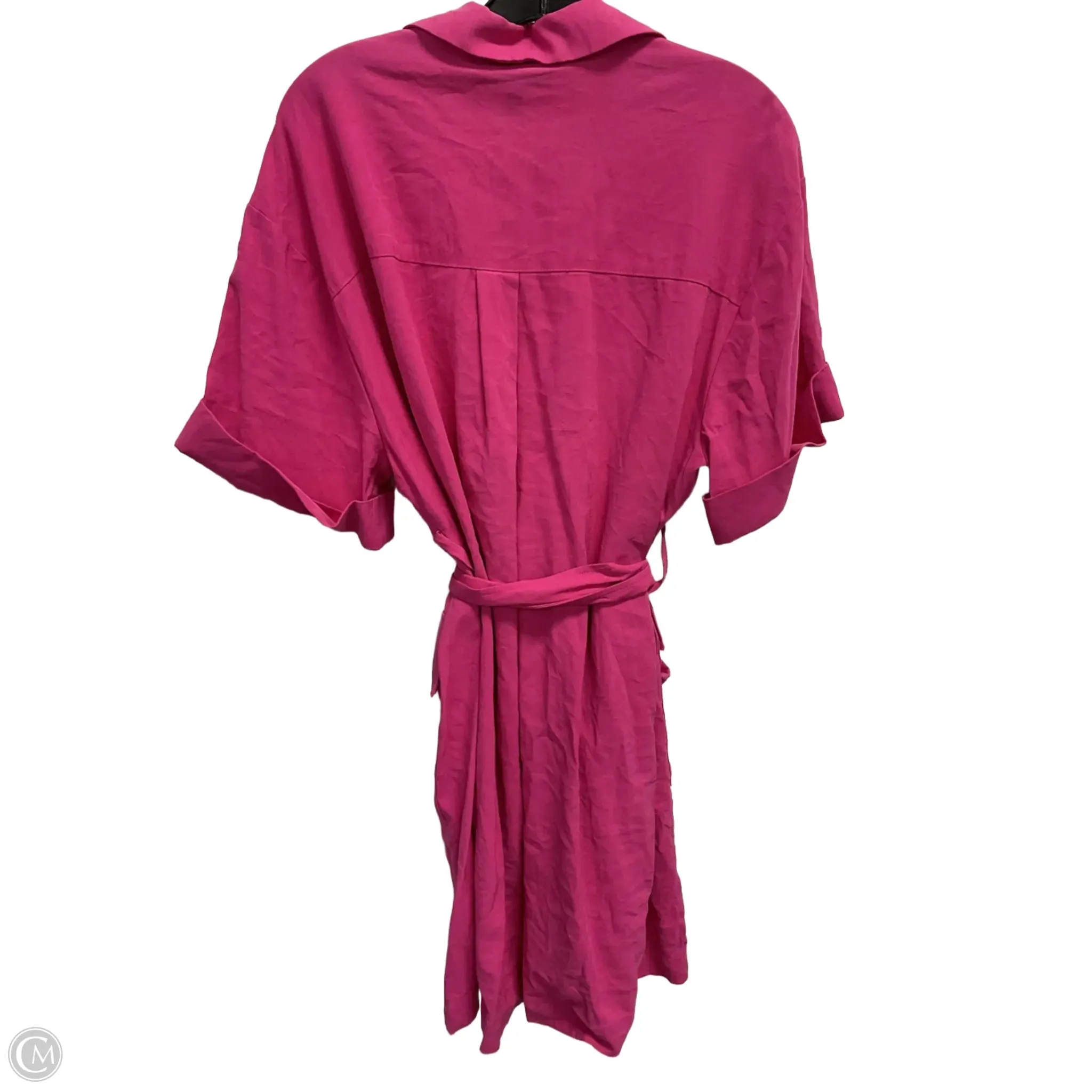 Dress Casual Midi By Eloquii In Pink, Size: Xl