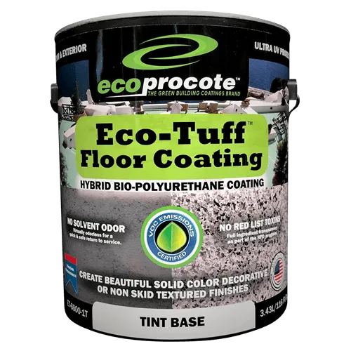 Eco-Tuff Non Skid Coating, Fine Mesh, Tint Base, 1 Gal