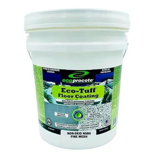 Eco-Tuff Non Skid Coating, Fine Mesh, Tint Base, 5 Gal