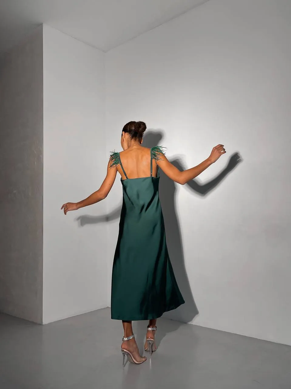 Emerald dress “Viata”