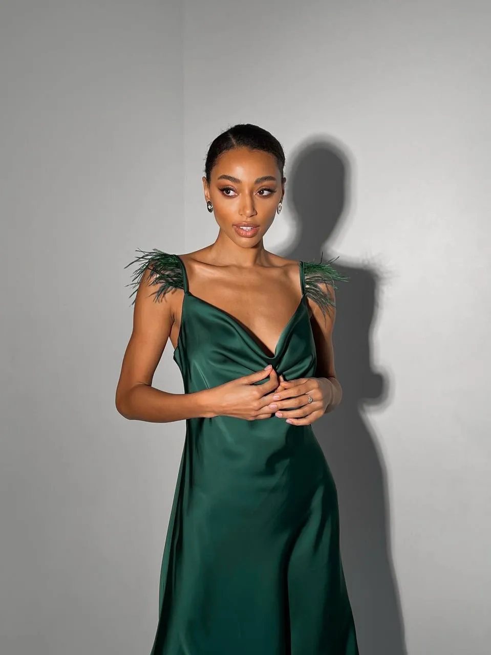 Emerald dress “Viata”