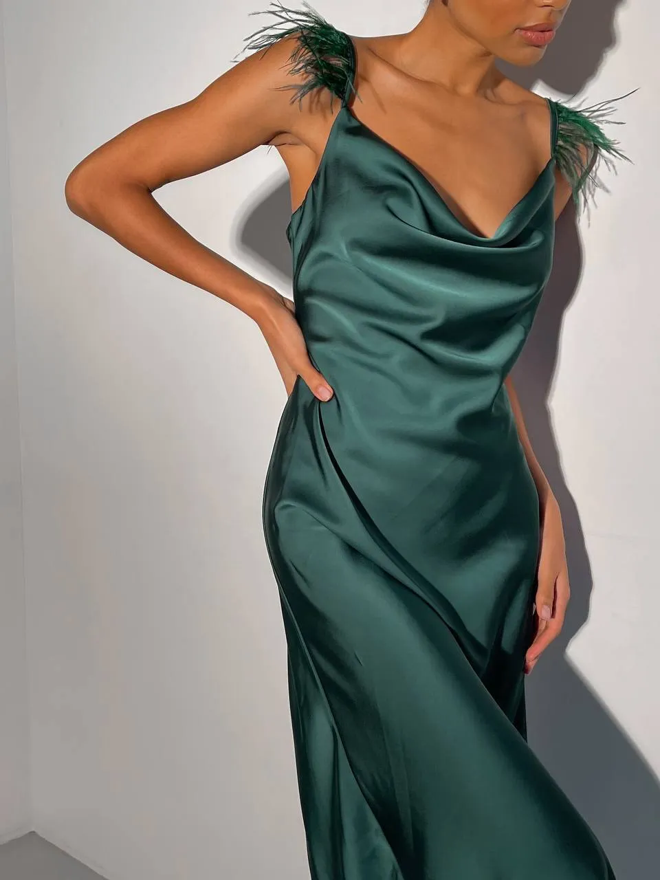 Emerald dress “Viata”