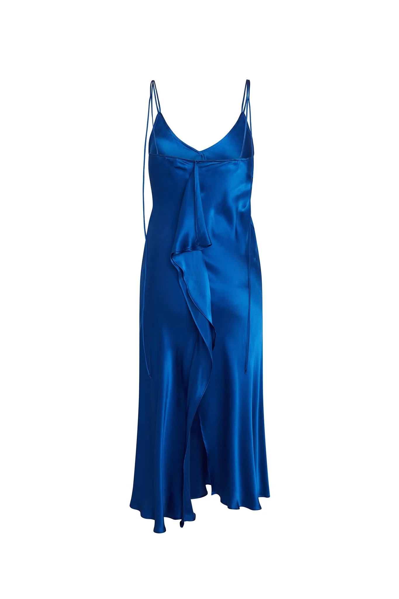 Emma Slip Dress - Mykonos Blue