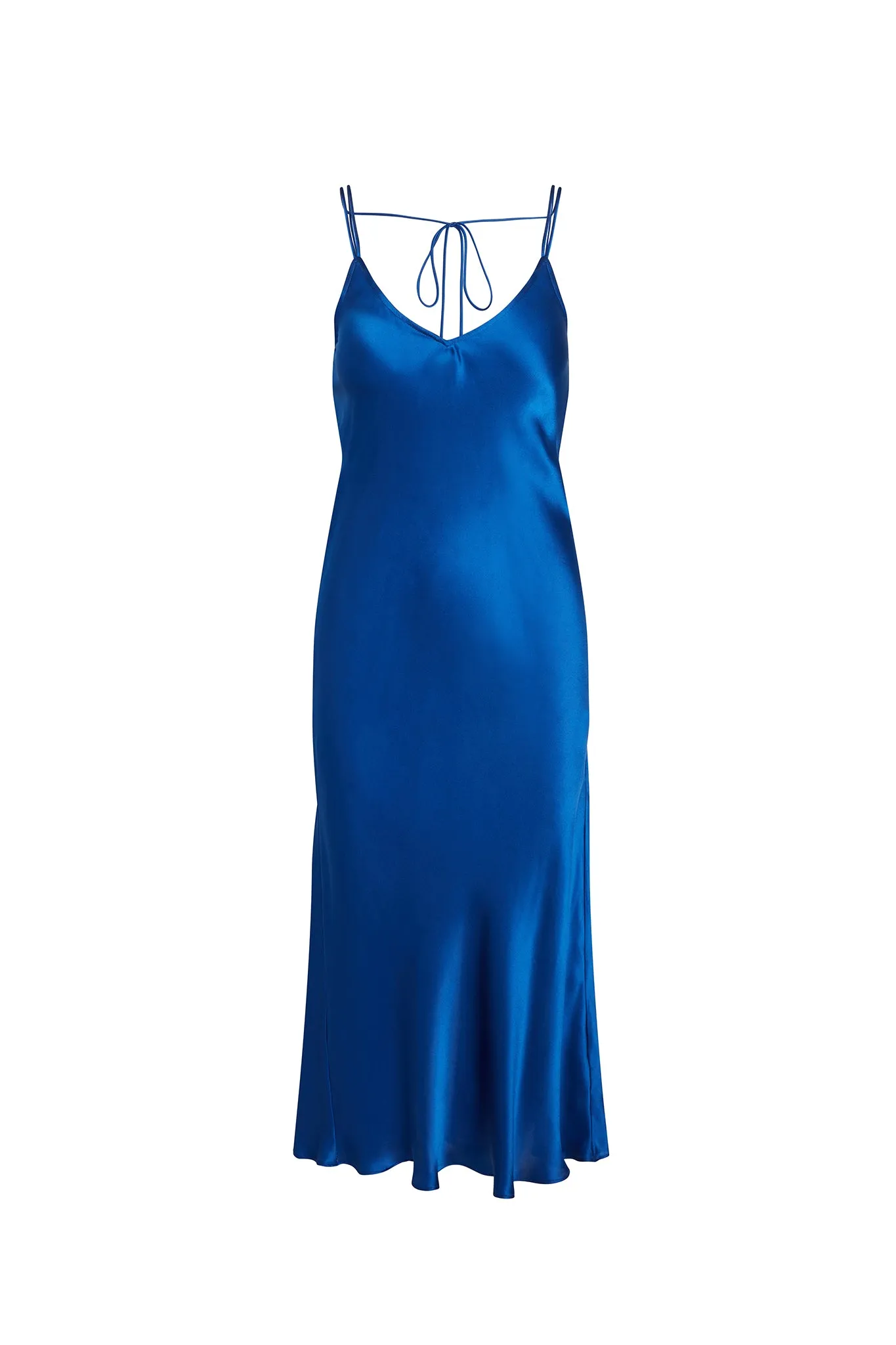 Emma Slip Dress - Mykonos Blue