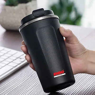 ENDO 500ML Double Stainless Steel Thermal Coffee Mug