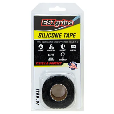 Esi Finishing Tape,10Ft,Black Silicone Tape, 1 Roll Silicone Finishing Tape Esi Gripstape