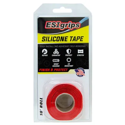 Esi Finishing Tape,10Ft,Red Silicone Tape, 1 Roll Silicone Finishing Tape Esi Gripstape