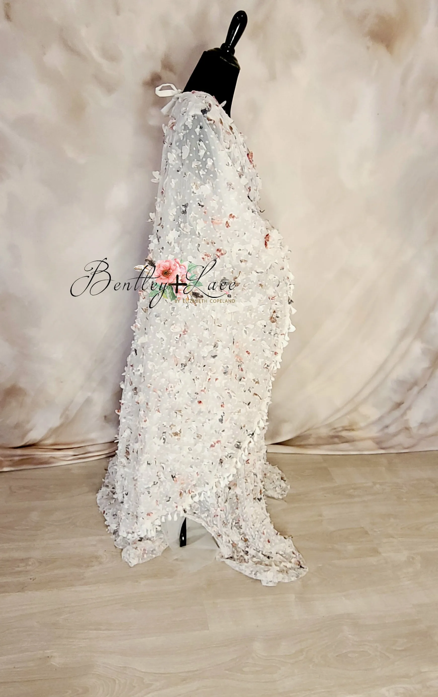 Euc slip included Butterfly Cascades  Bohemian Inspired gown -(Teen/Adult) Maternity/ Non Maternity.